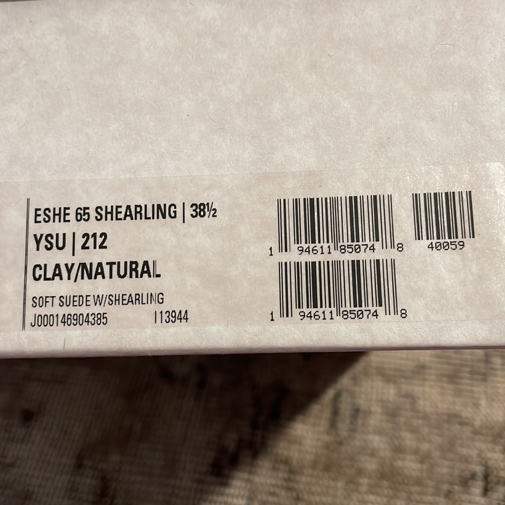 JIMMY CHOO, Eshe 65 Shearling Hiking Boots, size 38.5, Brand New in Box - Picture 9 of 11